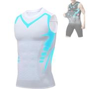 WILLBEST V-Boost V2 Men Shirt,Compression Shape Wear Shirt for Men,Sleeveless,Feel the Power of Confidence