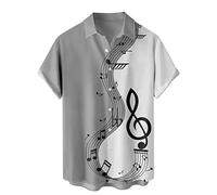 WILLBEST White Linen Shirt 3D Printed Summer Outfits 2024 Mens Holiday Shirts Mens Multi Pack t Shirts Slim fit t Shirt Men Black Men Banded Collar Pink Dressy Casual Drawstring Button
