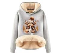 WILLBEST Women's Christmas Tops Sweatshirts Crop Cardigan Womens Flannel Pyjamas Loose fit Christmas Jumpers for Women UK Ladies Knitwear Matching pj Set Women Womens Merry Sweatshirt Clear
