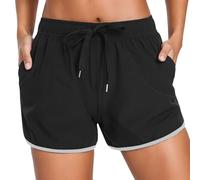 WILLBEST Womens Swim Shorts Swimming Costume Women Modest Sexy Swimsuit high Neck Flattering Mens Swimming Trunks Tummy Control Swimwear Womens Costumes Front Cross Adjustable Strings White Strapless