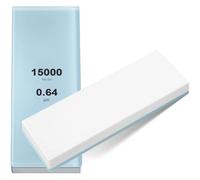 WILLBOND 15000# Glass Sharpening Stone 2 3/4" W x 8 3/4" L Whetstone Grit Single Side 0.2" Thick Wet Honing Knife Sharpener Oilstone