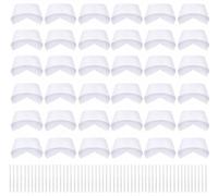 WILLBOND 2/5/12/24/36 Set Nurse Hat with Pins White Vintage Nursing Caps for Women Pinning Ceremony Graduation (36 Set)