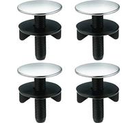 WILLBOND 4 Pieces Kitchen Sink Hole Cover Faucet Hole Cover Stainless Steel