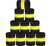 WILLBOND Cable Grip Floor Cable Cover Cords Cable Protector Cable Management Only for Commercial Office Carpet (Black and Yellow,98.43 ft)