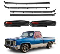 WILLBOND Front Door Window Weatherstrip Kit Including Trim Strips, Windshield Seals and Channel Seals Compatible with C1500 C2500 C3500 K1500 K2500 K3500 C10 C20 C30 K10 K20 K30 R1500 R2500