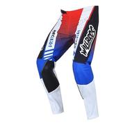 Willbros Motocross Dirt Bike Pants MX MTB Enduro Motorcycle Bicycle Mountain Downhill Offroad Racing Blue White M=32