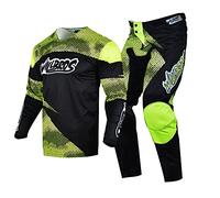 Willbros Motocross Jersey Pant Combo MX Gear Set Dirt Bike Suit BMX ATV Riding Offroad MX Racing Cycling (Jersey XX-Large/Pant W38)