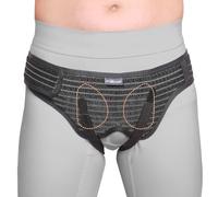 Willcom Hernia Belt for Men and Women, Hernia Support Truss for Double Inguinal, Pain Relief Recovery, Adjustable Waist Strap with 2 Removable Medical Compression Pads(X-Large, 44-48'')