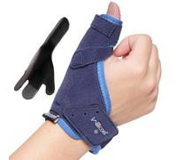 Willcom Thumb Brace for Arthritis Pain and Support, Spica Splint and Wrist Brace for De Quervain’s Tenosynovitis, Sprained, Tendonitis Injury Relief ((Plastic Insert Version, S, 5-5.75 Inch)