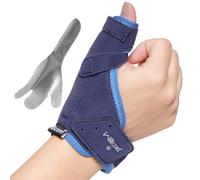 Willcom Thumb Brace for Arthritis Pain and Support, Spica Splint and Wrist Brace for De Quervain’s Tenosynovitis, Sprained, Tendonitis Injury Relief (Aluminum Insert Version, L, 6.75-8Inch)