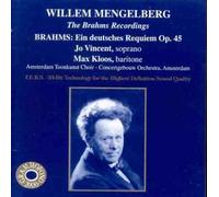 Willem Mengelberg - Brahms Recordings