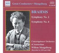 Willem Mengelberg - Brahms - Symphonies 2 & 4 [CD]