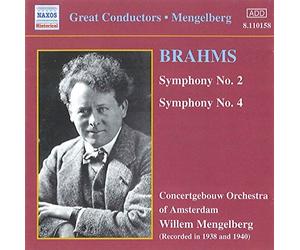Willem Mengelberg - Brahms - Symphonies 2 & 4 [CD]