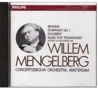 Willem Mengelberg - Brahms - Symphony 1 / Schubert - Rosamunde