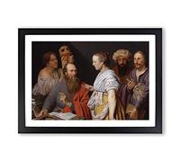 Willem Van der Vliet an Allegory Framed Print | A2 Black Framed Wall Art | Ready to Hang | Modern Nature Picture | Living Room Bedroom Lounge Office