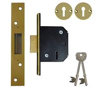 WILLENHALL LOCKS M1 5 Lever Deadlock - 64mm PB KA Boxed