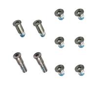 Willhom Bottom Case Screws 10 pcs Replacement for MacBook Air 13" Retina (Late 2018 - Mid 2019) A1932, (Early 2020) A2179 and (Late 2020) A2337 (Silver)