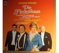 Willi Boskovsky & Wiener Symphoniker / Anneliese Rothenberger / Dietrich Fischer-Dieskau / Nicolai Gedda / Renate Holm / Brigitte Fassbaender / Adolf Dallapozza u.a. - Strauß: Die Fledermaus (Operette in drei Akten, Gesamtaufnahme) [Vinyl Schallplatte] [2 LP Box-Set]