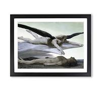William Adolphe Bouguereau Equality Before Death Classic Painting Framed Print | A2 Black Framed Wall Art | Ready to Hang | Classic Historical Picture | Living Room Bedroom Lounge Office