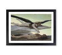 William Adolphe Bouguereau Equality Before Death Framed Print | A2 Black Framed Wall Art | Ready to Hang | Modern Nature Picture | Living Room Bedroom Lounge Office