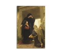 William Adolphe Bouguereau Painter's Artwork The Holy Women at The Tomb Posters Canvas Wall Art Picture Prints Hanging Photo Idea Decor 12x18inch(30x45cm)