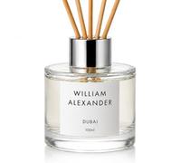 William Alexander Reed Diffuser | Dubai Oud & Bergamot | Gift Set | Designer Long Lasting Scented Home Fragrance for Office, Bathroom, Bedroom, Spa, Natural Reeds, Air Freshener for House