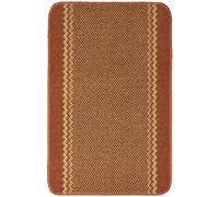 William Armes Limited Kilkis Hardwearing Polypropylene Mat Stain Slip Resistant Washable Doormat 80cm x 50cm (Terracotta)
