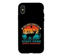 William B Umstead State Park North Carolina Retro Sunset Case for iPhone X/XS
