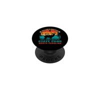 William B Umstead State Park North Carolina Retro Sunset PopSockets Adhesive PopGrip