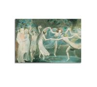 William Blake Art Painting Wee Blue Coo Poster 20x30inch | Home decor everyday interior accessories for apartments for living rooms bedrooms hallways entryways and offices
