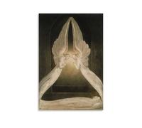 William Blake - Christ in The Sepulchre, Guarded by Angels Classic Posters Canvas Wall Art Prints Photo Picture Paintings Room Decor Home Decorative 20x30inch(50x75cm)