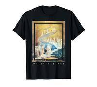 William Blake - Jacob's Ladder Art Symbolism Mysticism Magic T-Shirt, Men, Black, 4X-Large