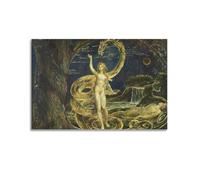 William Blake Painter's Artwork Eve Tempted Posters Canvas Wall Art Decorative Picture Prints Modern Decor 20x30inch(50x75cm)