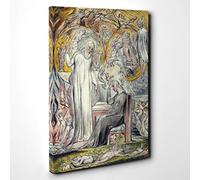 William Blake The Spirit of Plato Canvas Print | Gallery Wrapped 30mm Frame Wall Art | 30x20 inches | Ready to Hang | Modern Picture | Living Room Bedroom Lounge Office