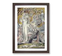 William Blake The Spirit of Plato Framed Print | A2 Walnut Framed Wall Art | Ready to Hang | Modern Nature Picture | Living Room Bedroom Lounge Office