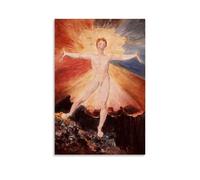 William Blake Works《The Dance of Albion》Printing Posters Aesthetic Canvas Wall Art Prints Modern Room Decoration for Household Space 20x30inch(50x75cm)