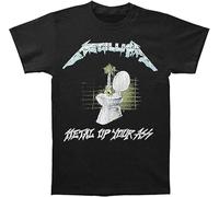 William Burke Metal Up Your Ass Graphic Tee Printed T-Shirt Fashion Shirt for Men Black