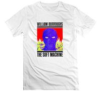 William Burroughs 'The Soft Machine' Men T Shirt Throbbing Gristle Bukowski Ginsberg Black Size L