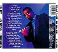 WILLIAM CLARKE (HARMONICA) - THE HARD WAY NEW CD