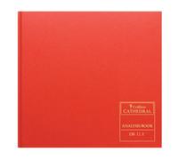 Collins - Analysis Book - Cathedral 150/12.1 - Casebound - 12 cash column - 96 pages - Red