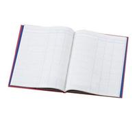 William Collins Cathedral - Accts Book 12 Cash Columns - Red - 69/12.1