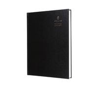 William Collins Collins - Desk - 2026 12 Month Calendar Year Planner, Day-To-Page Diary, A5 Hard Cover - Black
