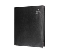 William Collins Collins - Leadership - 2026 12 Month Calendar Year Planner, Day-To-Page With Hourly Appointments Diary, A4 - Black