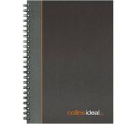 William Collins Ideal - A5 Cashbook Wiro Feint Ruled - 192 Pgs - Blue - 468W