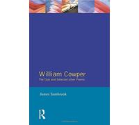 William Cowper (Longman Annotated Texts) by William Cowper (1994-10-24)