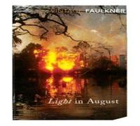 William Faulkner Light in August Paperback Book William Faulkner Multicolor