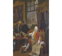 William Hogarth The Marriage Settlement Lined Notebook