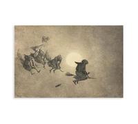 William Holbrook Beard The Witch's Ride 1870 Canvas Art Poster And Wall Art Picture Print Modern Family Bedroom Decor Unframe 12x18inch(30x45cm)