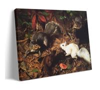 William Holbrook Beard Works《The White Squirrel》Printing Posters Hanging Canvas Paintings Minimalist Wall Art Prints for Bedroom & Living Room 08x12inch(20x30cm)