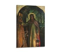 William Holman Hunt Light of The World Poster Picture Print Canvas Poster Wall Paint Art Posters Decor Modern Home Artworks 12x18inch(30x45cm)